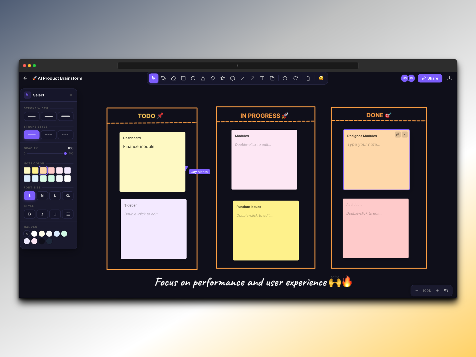 CollabBoard screenshot 2