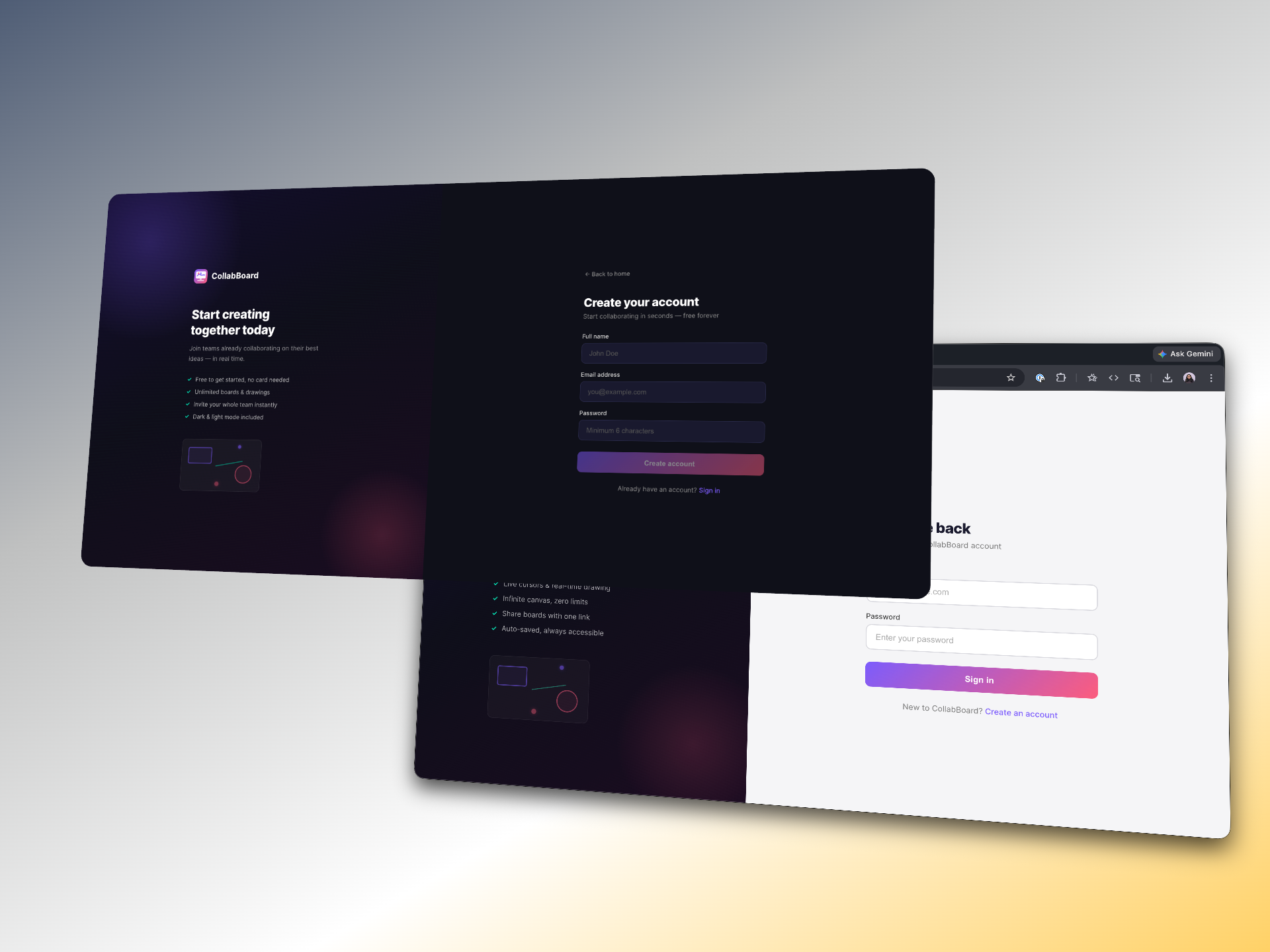 CollabBoard screenshot 3